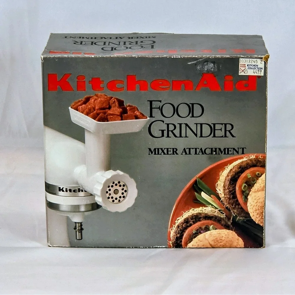KitchenAid Meat Food Grinder Stand Mixer Attachment - White